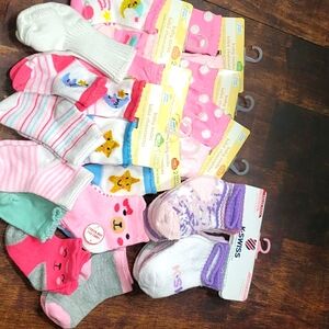 Baby socks, 31 pairs
